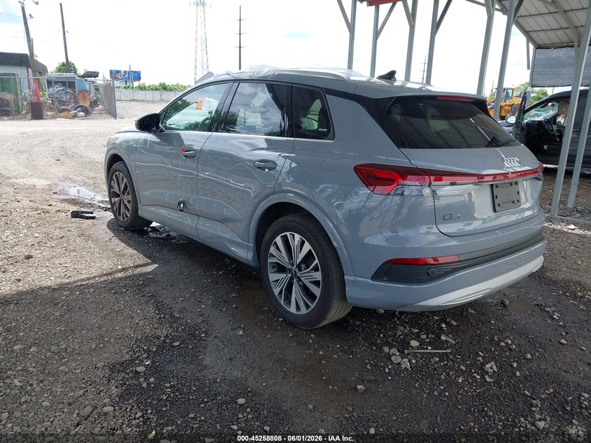 2023 Audi Q4 e-tron VIN WA1BCBFZ5PP050048 IAAI salvage auction — FRONT END, Salvage (Pennsylvania), sold $10,800 on 2026-08-05 (photo 3)