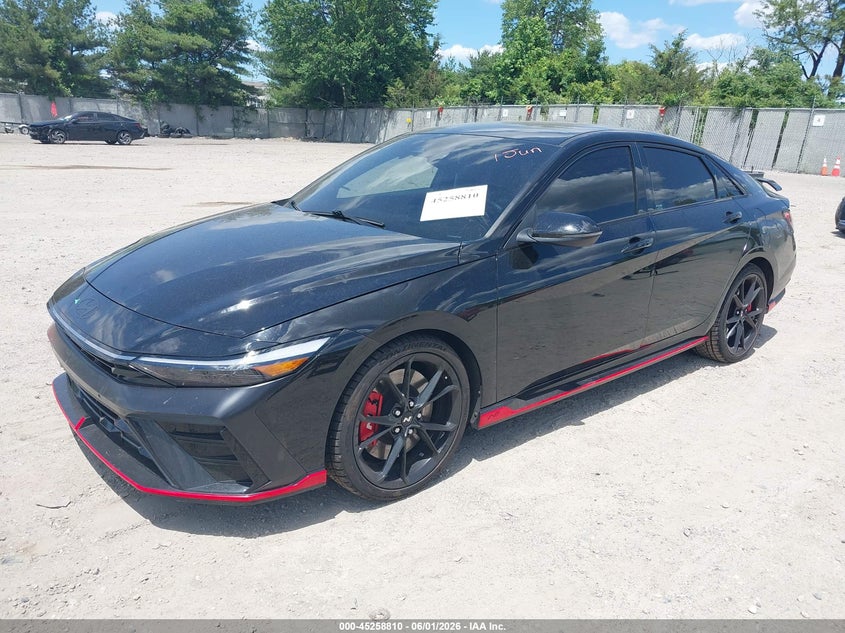2025 Hyundai Elantra n VIN KMHLW4DK4SU029071 IAAI salvage auction — FRONT END, Salvage (New Jersey), sold $9,700 on 2026-07-28 (photo 2)