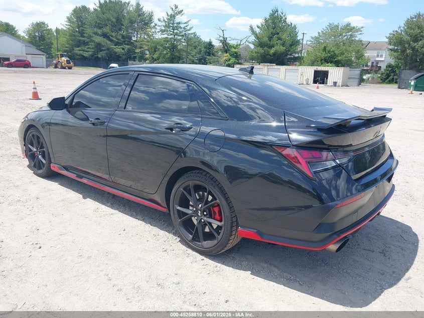 2025 Hyundai Elantra n VIN KMHLW4DK4SU029071 IAAI salvage auction — FRONT END, Salvage (New Jersey), sold $9,700 on 2026-07-28 (photo 3)
