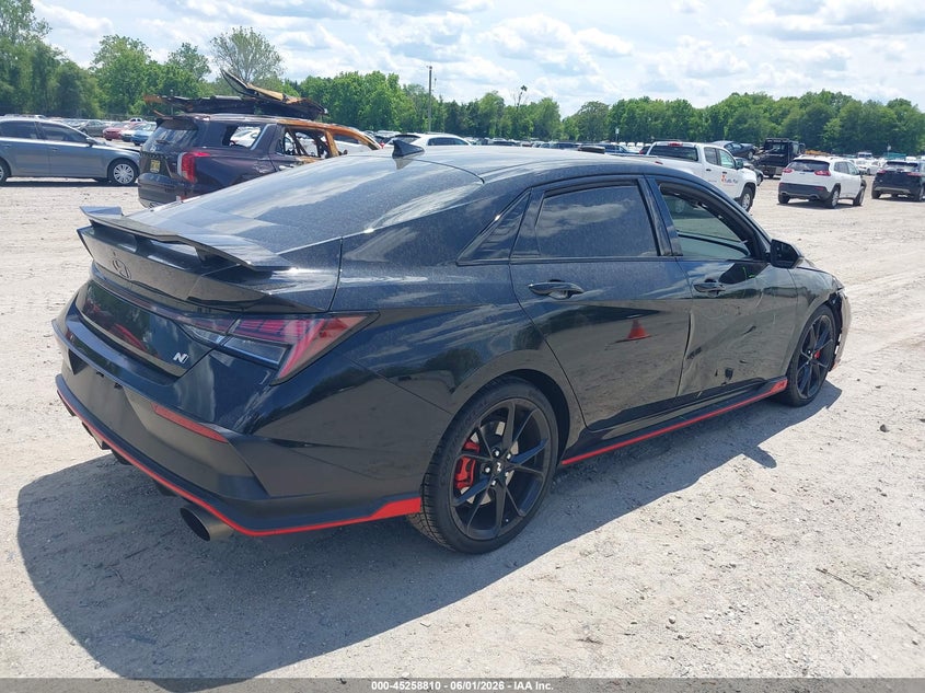 2025 Hyundai Elantra n VIN KMHLW4DK4SU029071 IAAI salvage auction — FRONT END, Salvage (New Jersey), sold $9,700 on 2026-07-28 (photo 4)