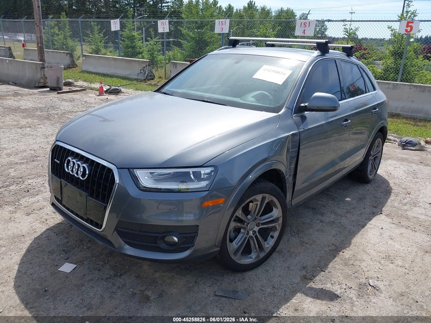 2015 Audi Q3 VIN WA1GFCFS6FR012725 IAAI salvage auction — LEFT SIDE, Salvage Title, sold $1,700 on 2026-07-22 (photo 2)
