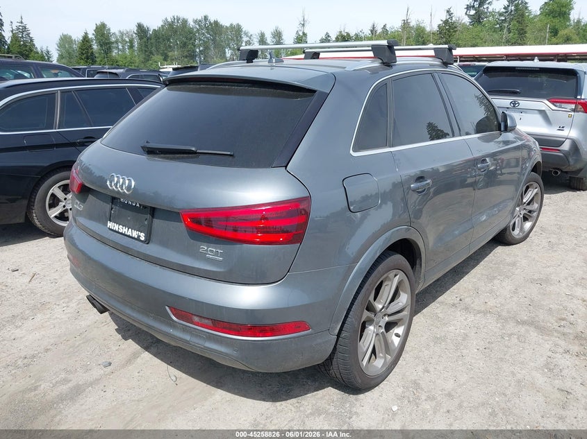 2015 Audi Q3 VIN WA1GFCFS6FR012725 IAAI salvage auction — LEFT SIDE, Salvage Title, sold $1,700 on 2026-07-22 (photo 4)