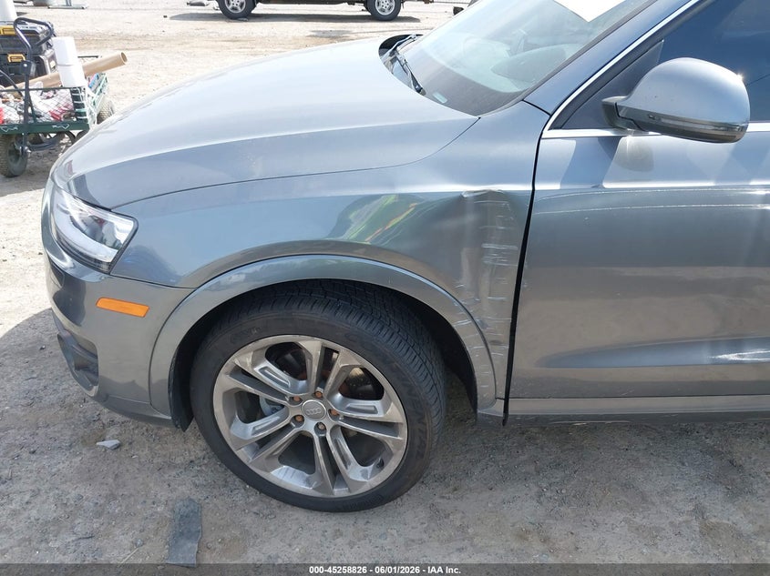 2015 Audi Q3 VIN WA1GFCFS6FR012725 IAAI salvage auction — LEFT SIDE, Salvage Title, sold $1,700 on 2026-07-22 (photo 6)