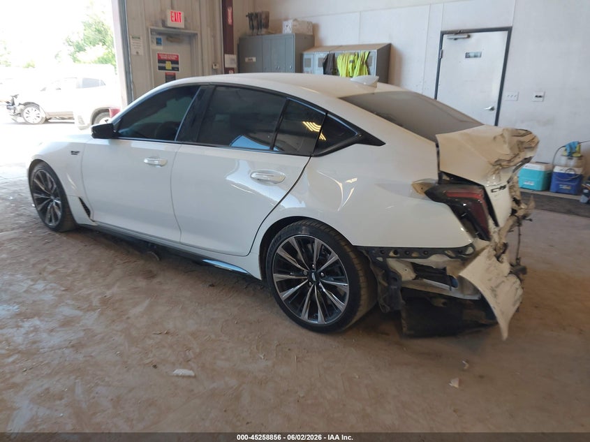 2022 Cadillac Ct5-v VIN 1G6D35R63N0810486 IAAI salvage auction — REAR END, Salvage (Michigan), sold $27,175 on 2026-08-10 (photo 3)