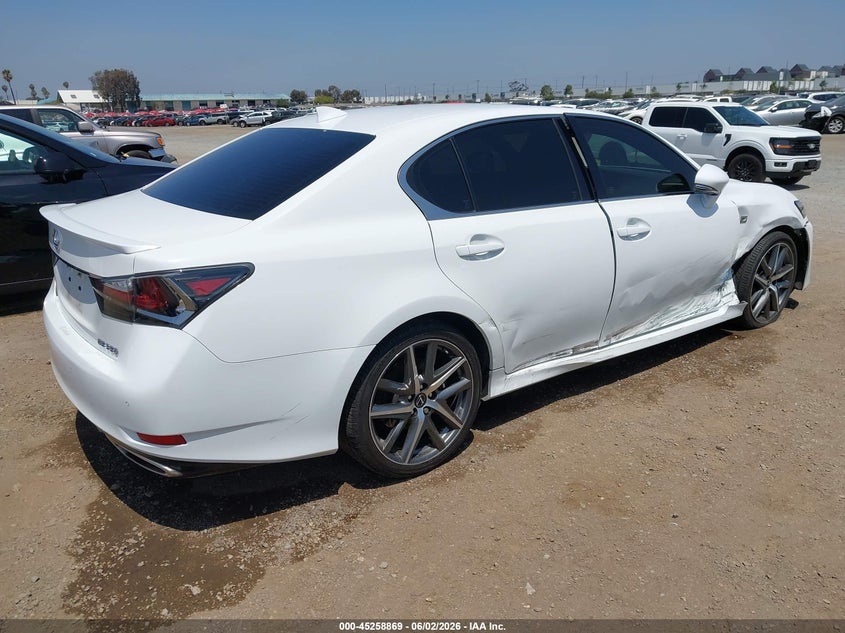 2019 Lexus Gs VIN JTHBZ1BL6KA019031 IAAI salvage auction — SIDE, Salvage Title, sold $13,000 on 2026-08-17 (photo 4)