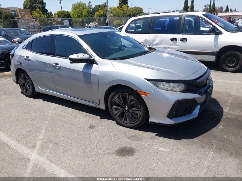 2019 Honda Civic VIN SHHFK7H67KU412392 IAAI salvage auction — REAR END, Salvage Title, sold $5,500 on 2026-07-16 (photo 1)