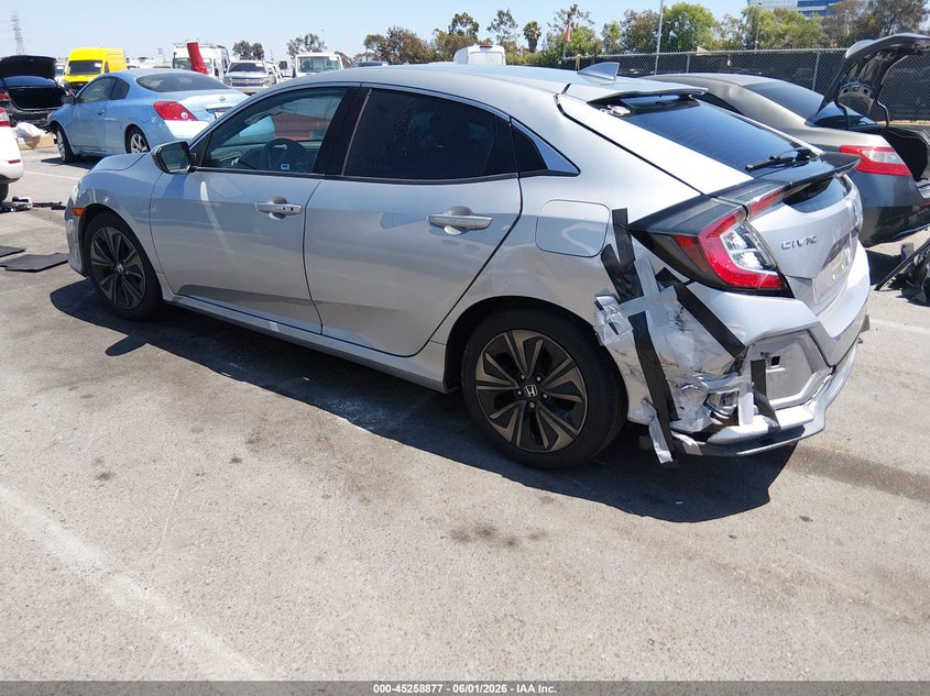 2019 Honda Civic VIN SHHFK7H67KU412392 IAAI salvage auction — REAR END, Salvage Title, sold $5,500 on 2026-07-16 (photo 3)