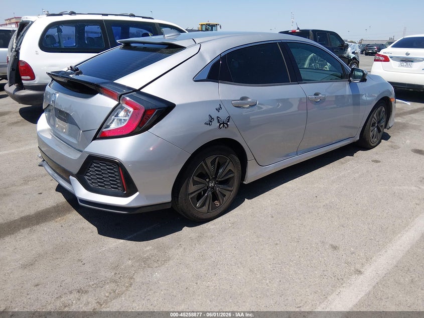 2019 Honda Civic VIN SHHFK7H67KU412392 IAAI salvage auction — REAR END, Salvage Title, sold $5,500 on 2026-07-16 (photo 4)