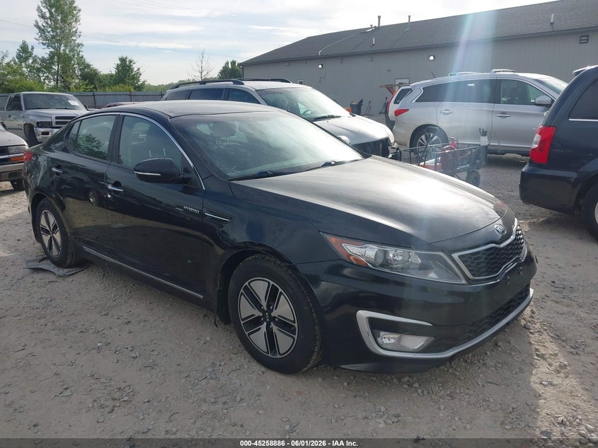 2013 Kia Optima VIN KNAGM4AD6D5058681 IAAI salvage auction — NORMAL WEAR, Original (Ohio), sold $300 on 2026-07-08 (photo 1)