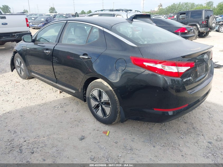 2013 Kia Optima VIN KNAGM4AD6D5058681 IAAI salvage auction — NORMAL WEAR, Original (Ohio), sold $300 on 2026-07-08 (photo 3)