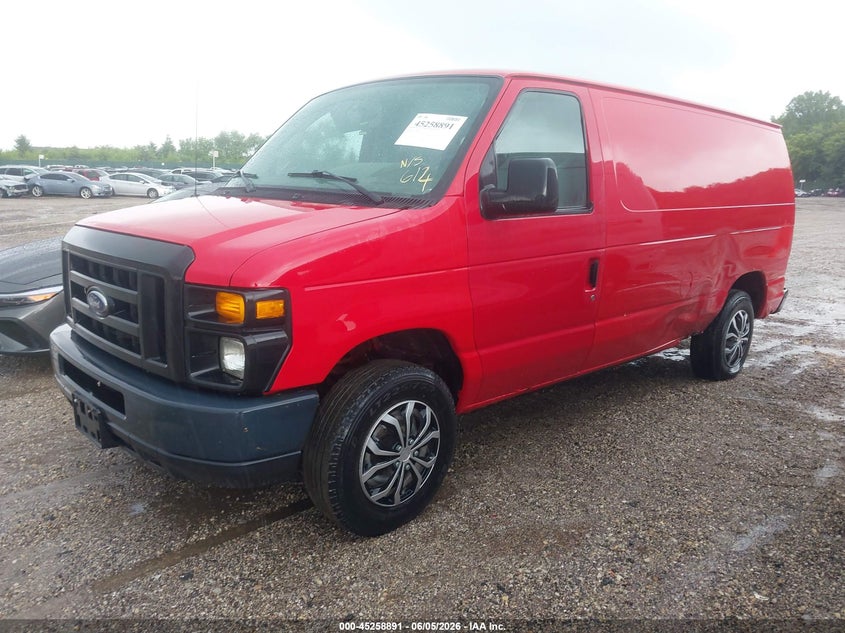 2009 Ford E 150 VIN 1FTNE14W79DA86134 IAAI salvage auction — LEFT REAR, Salvage (Illinois), sold $2,000 on 2026-07-08 (photo 2)