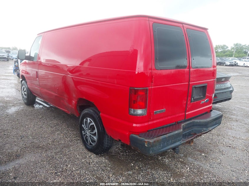 2009 Ford E 150 VIN 1FTNE14W79DA86134 IAAI salvage auction — LEFT REAR, Salvage (Illinois), sold $2,000 on 2026-07-08 (photo 3)