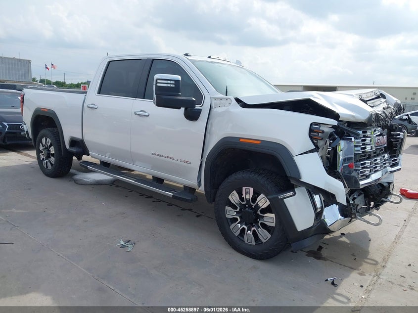 2024 Gmc VIN 1GT49REY5RF113611 IAAI salvage auction — FRONT END, Original (Texas), sold $26,700 on 2026-09-24 (photo 1)