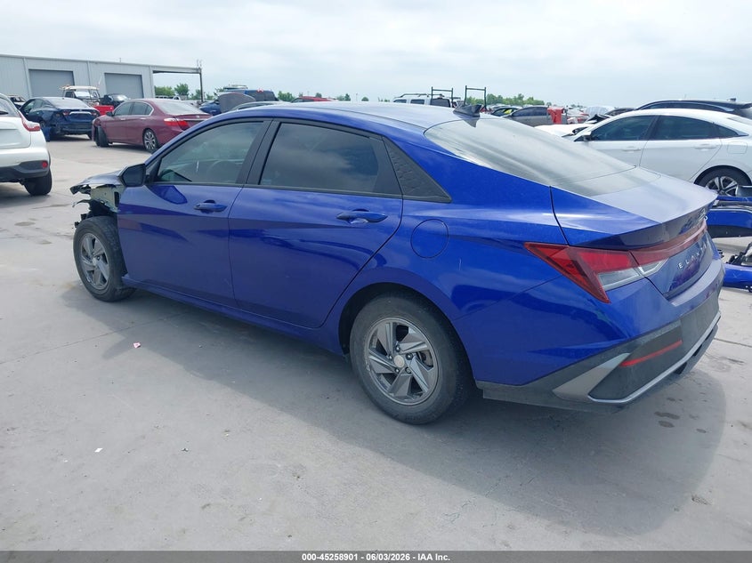 2024 Hyundai Elantra VIN KMHLL4DG3RU791600 IAAI salvage auction — FRONT & REAR, Original (Texas), sold $4,600 on 2026-08-02 (photo 3)