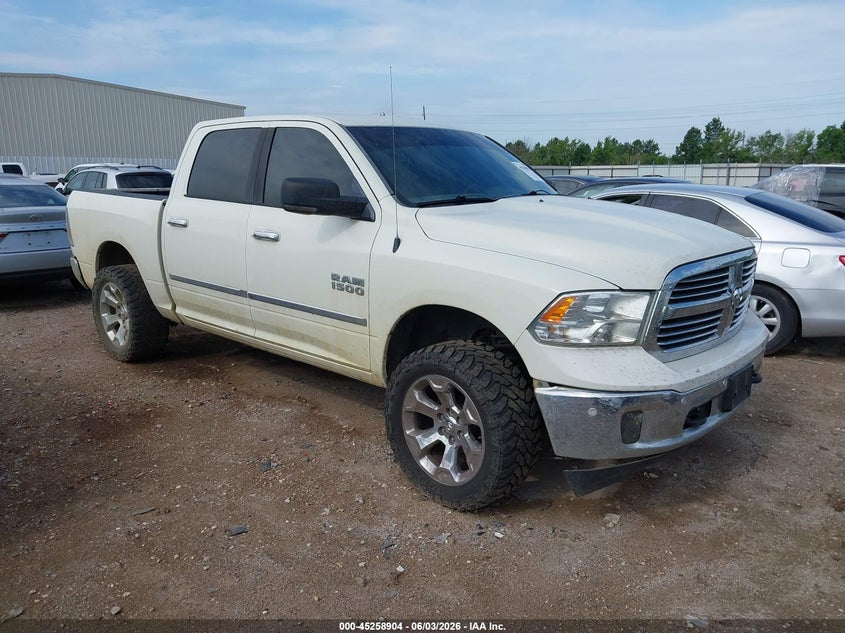 2016 Ram 1500 VIN 1C6RR7LT5GS230957 IAAI salvage auction — WATER/FLOOD, Salvage (Texas), sold $2,275 on 2026-08-12 (photo 1)
