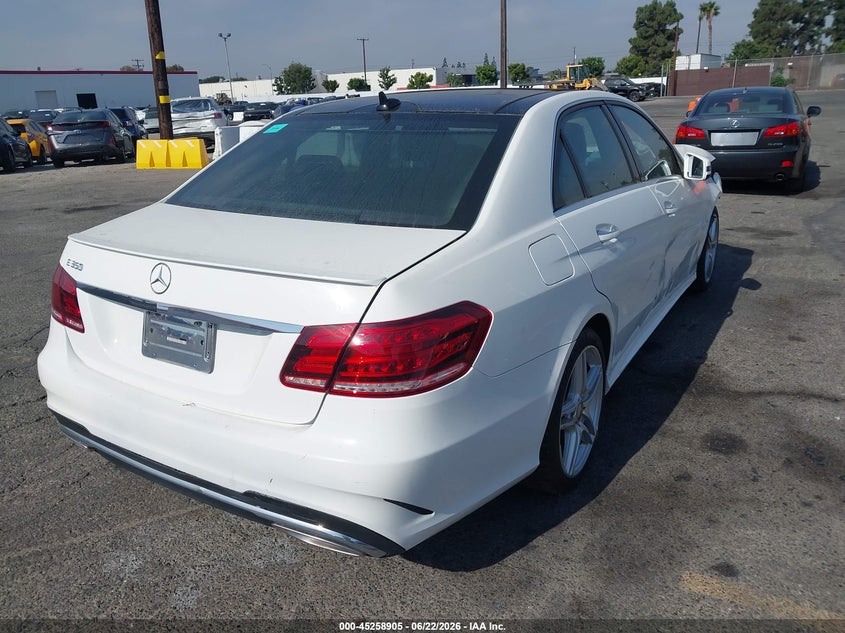 2014 Mercedes-benz E-class VIN WDDHF5KB1EB003357 IAAI salvage auction — RIGHT SIDE, Salvage (California), sold $1,400 on 2026-07-13 (photo 4)
