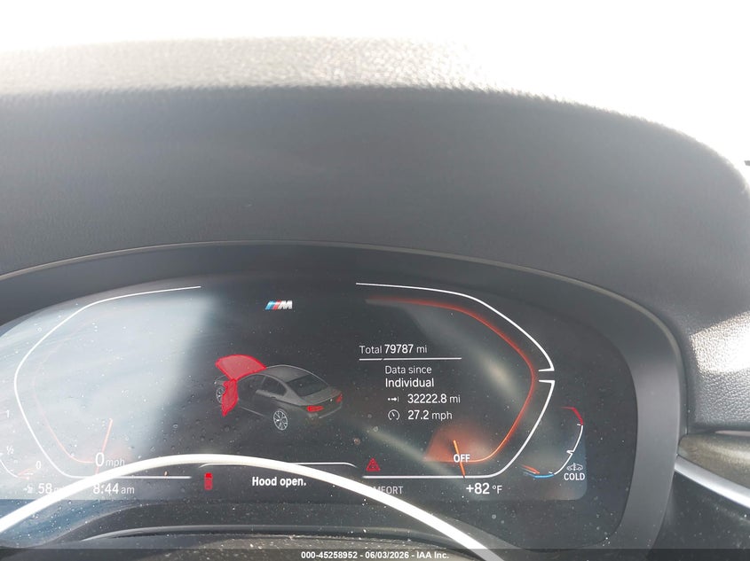 2021 BMW 5er VIN WBA53BJ03MCG07392 IAAI salvage auction — HAIL, Salvage Title, sold $21,000 on 2026-07-14 (photo 7)