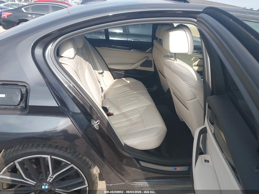 2021 BMW 5er VIN WBA53BJ03MCG07392 IAAI salvage auction — HAIL, Salvage Title, sold $21,000 on 2026-07-14 (photo 8)