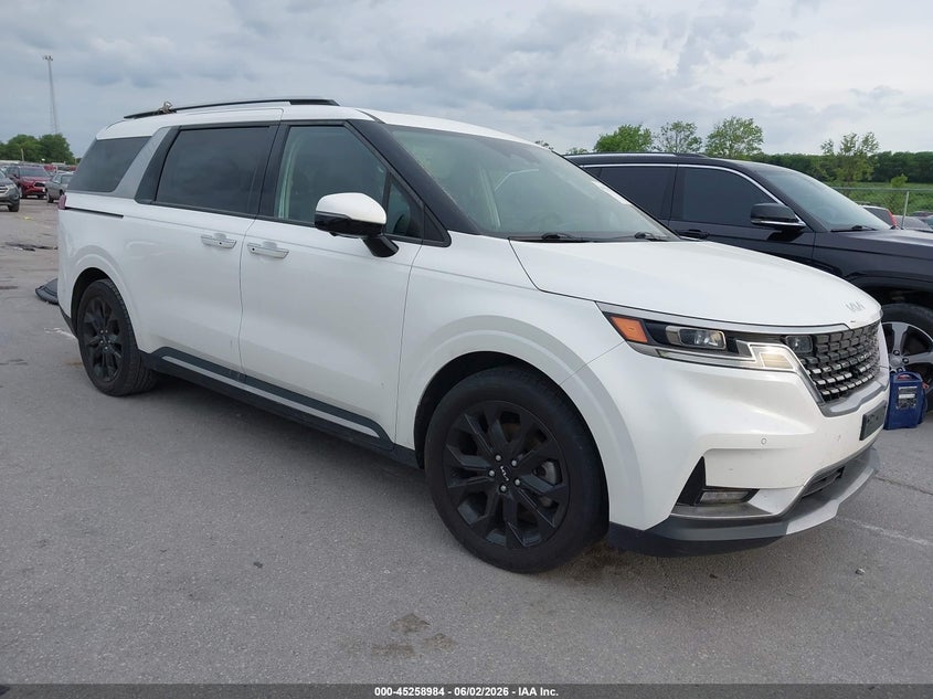 2023 Kia Carnival VIN KNDNE5H36P6210239 IAAI salvage auction — HAIL, Salvage Title, sold $11,900 on 2026-07-28 (photo 1)