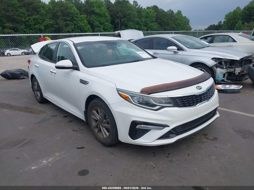2020 Kia Optima VIN 5XXGT4L38LG399939 IAAI salvage auction — REAR END, Salvage Title, sold $1,450 on 2026-07-08 (photo 1)