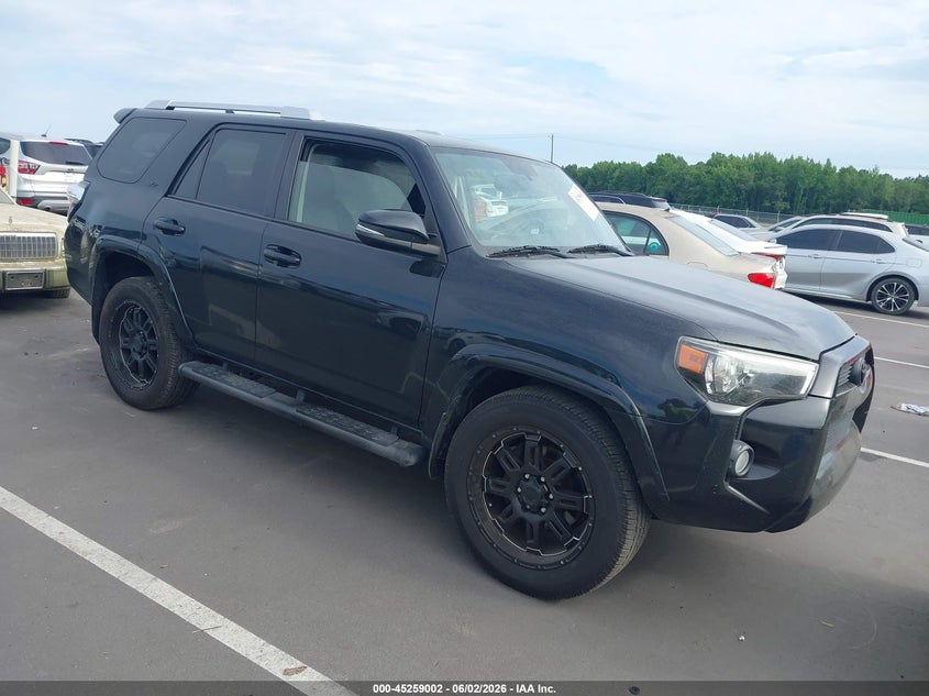 2018 Toyota 4runner VIN JTEZU5JR9J5179760 IAAI salvage auction — LEFT SIDE, Salvage Title, sold $8,000 on 2026-07-22 (photo 1)