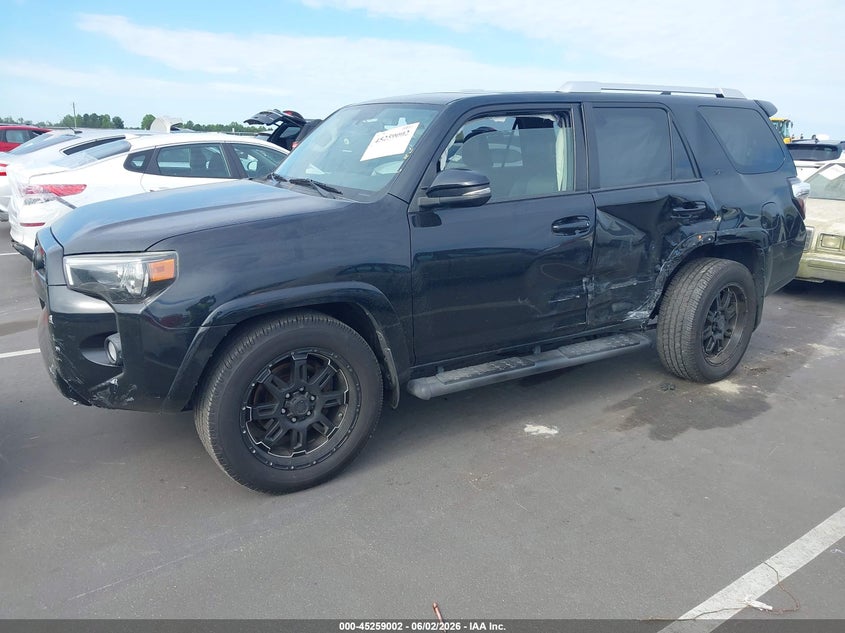 2018 Toyota 4runner VIN JTEZU5JR9J5179760 IAAI salvage auction — LEFT SIDE, Salvage Title, sold $8,000 on 2026-07-22 (photo 2)