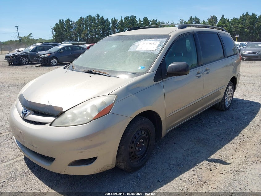 2008 Toyota Sienna VIN 5TDBK23C48S010138 IAAI salvage auction — REPOSSESSION, Clear (Virginia), sold $500 on 2026-07-27 (photo 2)