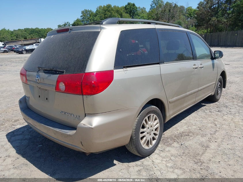 2008 Toyota Sienna VIN 5TDBK23C48S010138 IAAI salvage auction — REPOSSESSION, Clear (Virginia), sold $500 on 2026-07-27 (photo 4)