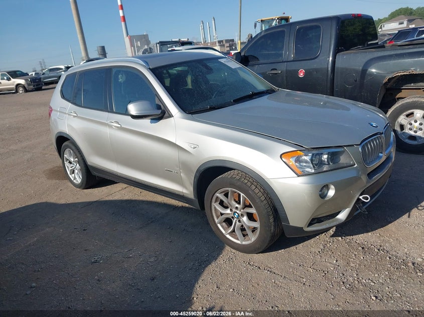 2013 BMW X3 VIN 5UXWX9C5XD0A31815 IAAI salvage auction — NORMAL WEAR, Clear (Indiana), sold $799 on 2026-07-08 (photo 1)