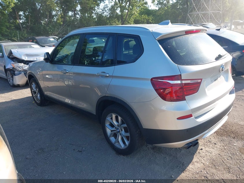 2013 BMW X3 VIN 5UXWX9C5XD0A31815 IAAI salvage auction — NORMAL WEAR, Clear (Indiana), sold $799 on 2026-07-08 (photo 3)