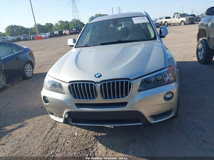 2013 BMW X3 VIN 5UXWX9C5XD0A31815 IAAI salvage auction — NORMAL WEAR, Clear (Indiana), sold $799 on 2026-07-08 (photo 6)