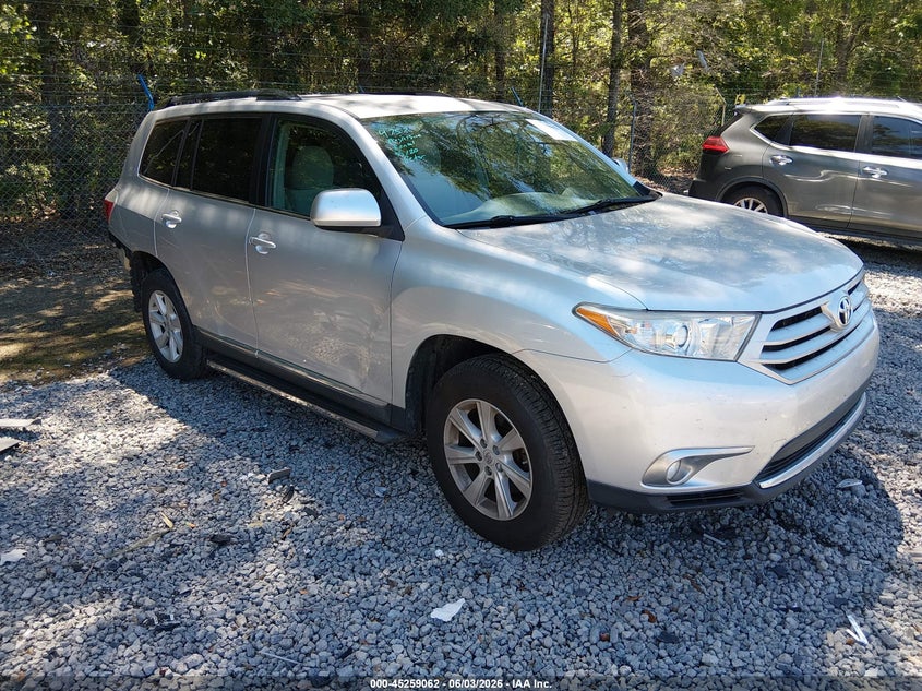 2012 Toyota Highlander VIN 5TDZA3EH7CS018064 IAAI salvage auction — REAR END, Salvage Title, sold $6,000 on 2026-07-07 (photo 1)