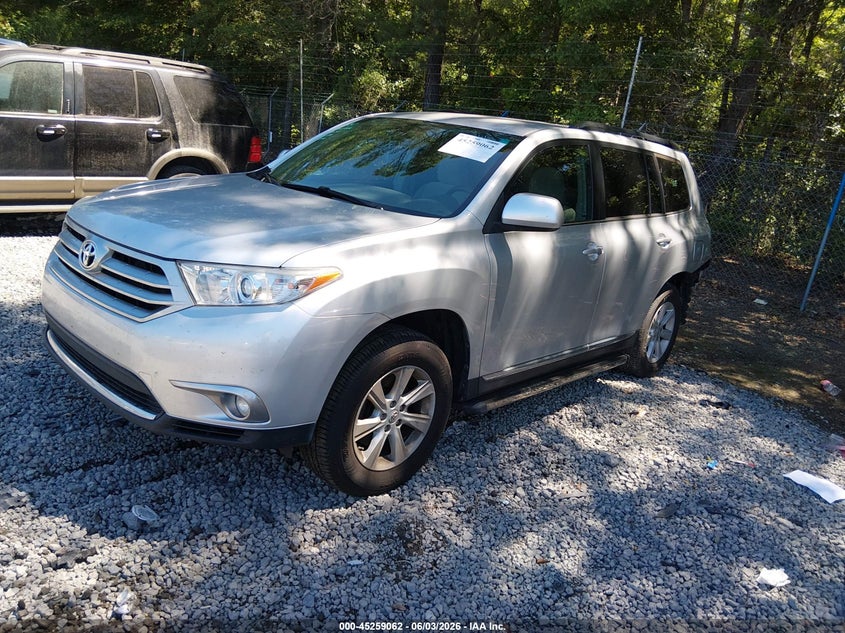 2012 Toyota Highlander VIN 5TDZA3EH7CS018064 IAAI salvage auction — REAR END, Salvage Title, sold $6,000 on 2026-07-07 (photo 2)