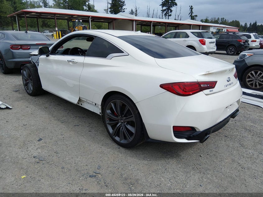 2018 Infiniti Q60 VIN JN1FV7EL2JM630283 IAAI salvage auction — NORMAL WEAR, Rebuilt-Non-Public (Washington), sold $7,550 on 2026-07-15 (photo 3)