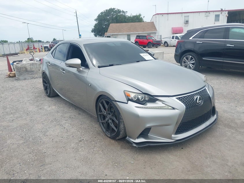 2015 Lexus VIN JTHBF1D23F5053570 IAAI salvage auction — SIDE, Salvage Title, sold $4,350 on 2026-07-09 (photo 1)