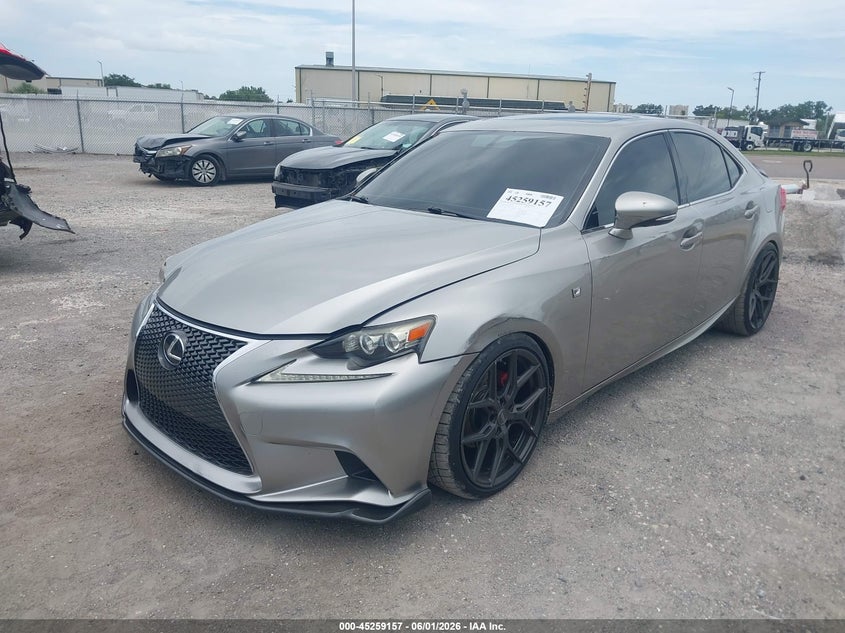 2015 Lexus VIN JTHBF1D23F5053570 IAAI salvage auction — SIDE, Salvage Title, sold $4,350 on 2026-07-09 (photo 2)