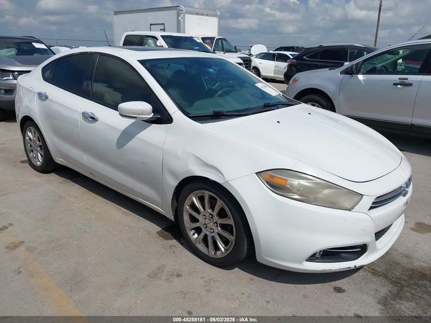 2013 Dodge Dart VIN 1C3CDFCA5DD132568 IAAI salvage auction — RIGHT SIDE, Salvage Title, sold $650 on 2026-08-01 (photo 1)
