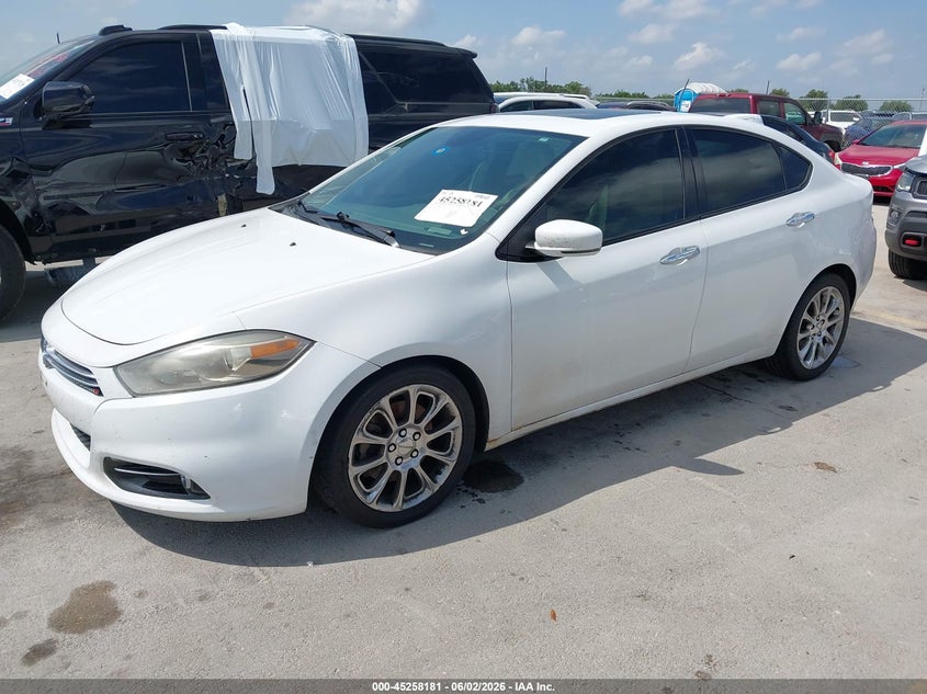 2013 Dodge Dart VIN 1C3CDFCA5DD132568 IAAI salvage auction — RIGHT SIDE, Salvage Title, sold $650 on 2026-08-01 (photo 2)
