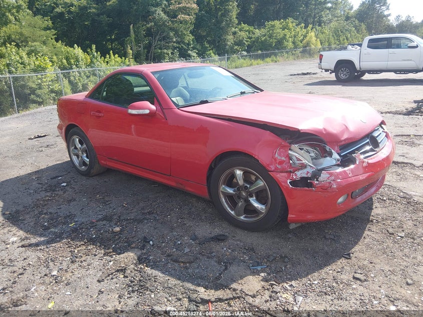 2002 Mercedes-benz Slk-class VIN WDBKK65F12F265656 IAAI salvage auction — FRONT END, Salvage (Mississippi), sold $225 on 2026-07-08 (photo 1)