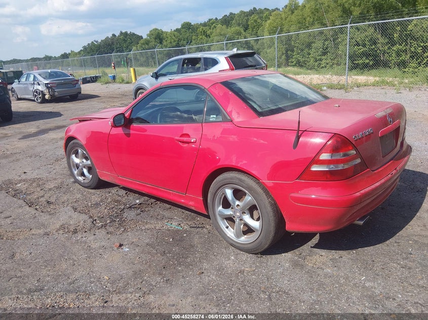 2002 Mercedes-benz Slk-class VIN WDBKK65F12F265656 IAAI salvage auction — FRONT END, Salvage (Mississippi), sold $225 on 2026-07-08 (photo 3)