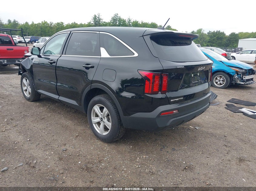 2023 Kia Sorento VIN 5XYRGDLC3PG215425 IAAI salvage auction — FRONT END, Salvage (Massachusetts), sold $5,700 on 2026-07-31 (photo 3)