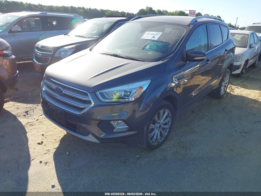 2017 Ford Escape VIN 1FMCU0JD4HUE84886 IAAI salvage auction — MECHANICAL, Clear (North Carolina), sold $525 on 2026-07-04 (photo 2)