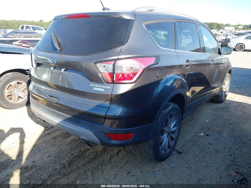 2017 Ford Escape VIN 1FMCU0JD4HUE84886 IAAI salvage auction — MECHANICAL, Clear (North Carolina), sold $525 on 2026-07-04 (photo 4)