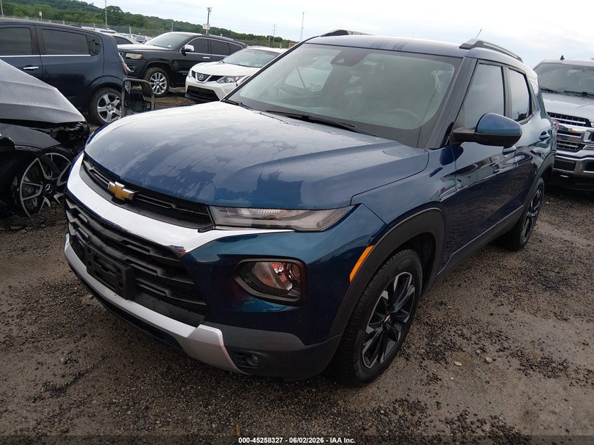 2021 Chevrolet Trailblazer VIN KL79MPSL9MB056019 IAAI salvage auction — HAIL, Clear (Oklahoma), sold $8,900 on 2026-09-03 (photo 2)