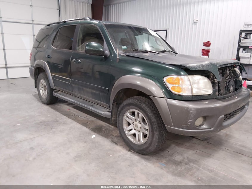 2003 Toyota Sequoia VIN 5TDBT44A13S163915 IAAI salvage auction — NORMAL WEAR, Clear (Colorado), sold $450 on 2026-07-15 (photo 1)