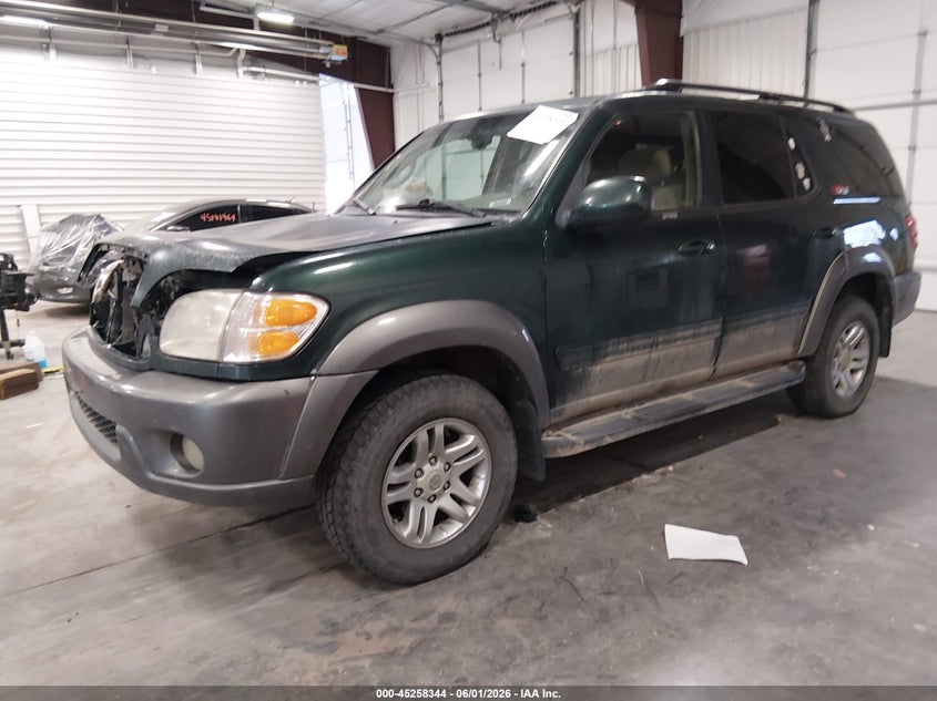 2003 Toyota Sequoia VIN 5TDBT44A13S163915 IAAI salvage auction — NORMAL WEAR, Clear (Colorado), sold $450 on 2026-07-15 (photo 2)
