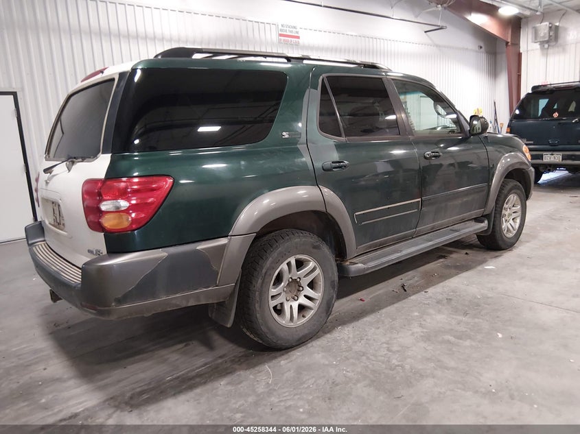 2003 Toyota Sequoia VIN 5TDBT44A13S163915 IAAI salvage auction — NORMAL WEAR, Clear (Colorado), sold $450 on 2026-07-15 (photo 4)