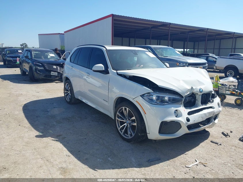 2017 BMW X5 VIN 5UXKR2C31H0X06825 IAAI salvage auction — FRONT END, Salvage Title, sold $4,600 on 2026-07-23 (photo 1)