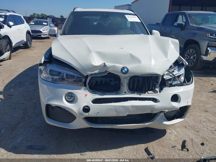 2017 BMW X5 VIN 5UXKR2C31H0X06825 IAAI salvage auction — FRONT END, Salvage Title, sold $4,600 on 2026-07-23 (photo 6)