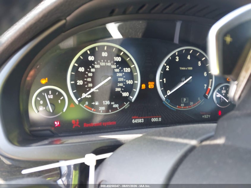 2017 BMW X5 VIN 5UXKR2C31H0X06825 IAAI salvage auction — FRONT END, Salvage Title, sold $4,600 on 2026-07-23 (photo 7)
